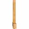 Ekena Millwork Eugene Rough Sawn Timber Gable Bracket, Western Red Cedar, 72"W x 39"H x 4"D x 6"F, 13/12 Pitch GBW072X39X0406EUG00RWR - alternate 5